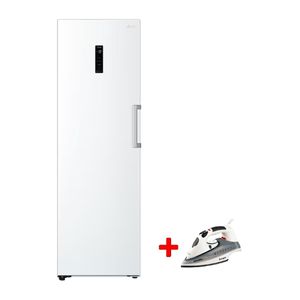 LG GCB514ELFM - 13ft - 1-Door Refrigerator - White + Moonlife MF904 - Steam Iron - White