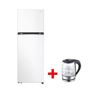  LG GNB542GVWP - 15ft - Conventional Refrigerator - White + Moonlife MF210 - Kettle - Stainless Steel 