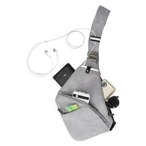  حقيبة ظهر مقاومة للماء - رمادي 