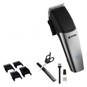 Vitek VT-1360 GY – Hair Clipper & Beard Trimmer Kit – Grey