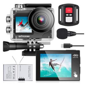 4K Waterproof Action Camera - Black