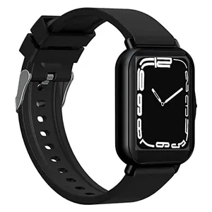  ساعة ذكية - بحجم 1.69 بوصة - اسود 