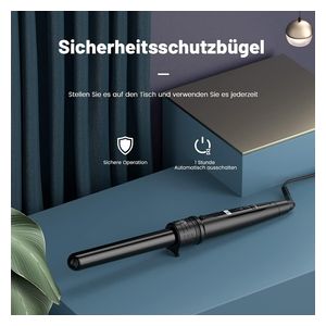  cithot Et-w301 - 5 in 1 Hair Curler - Black 