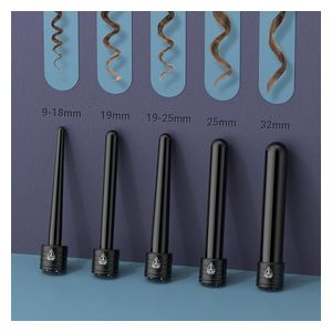  cithot Et-w301 - 5 in 1 Hair Curler - Black 