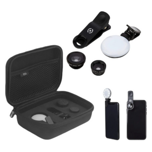 Innoo Tech SelfieKit – Lens & Light Set – Black