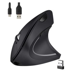 Jelly Comb 2.4G Wireless Mouse - Ergonomic Design - Black