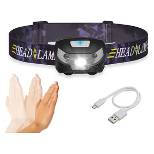  مصباح أمامي مقاوم للماء - t18r - اسود 