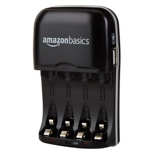  amazon basics - V-3299USB-UK - Battery Charger - Black 