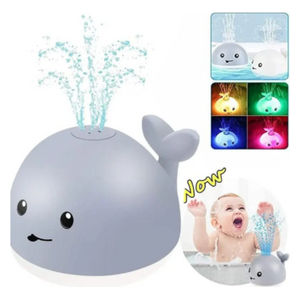  Povena 107a - Whale Bath Toy for Kids - Greenish Gray 