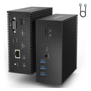 HOPDAY dc006b - 16 In 2 Docking Station - 100W - Black