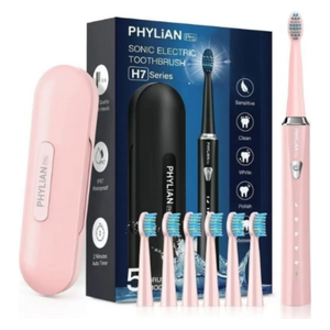 PHYLIAN H7 Series – Sonic Electric Toothbrush – Pink