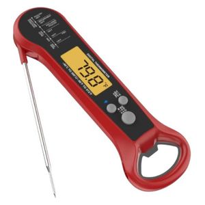 Habor Digital Grill Thermometer – Digital Grill Thermometer – Red