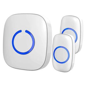 Ivso - Wireless Doorbell - 50+ melodies - Up to 305 meters - White