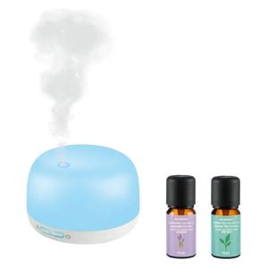  Silver Crest Ultrasonic Air Freshener With Two Free Fragrances, 150 ml - White 