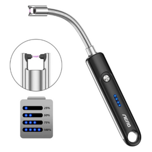 Arabest Flexible USB Rechargeable Arc Lighter - Arc Lighter - Black