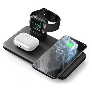  Seneo PA202A - 3-in-1 - Wireless Charger - 10W - Black 