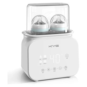  جهاز تعقيم بالبخار لزجاجات 6 في 1  للأطفال من كيج - Bbw-9600 - ابيض 