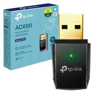 تي بي لنك AC600 – محول واي فاي USB – أسود