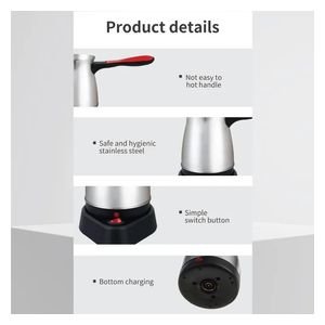  Marado MA-1623 - Coffee Maker - Silver 