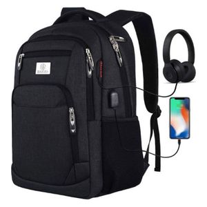 Baigio Waterproof Laptop Backpack for Women Men Fits 18 Inch