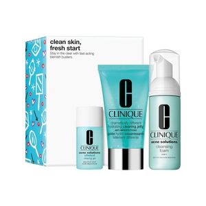  Clinique Acne Solutions Clear Skin System Starter Kit - 3 Piece 