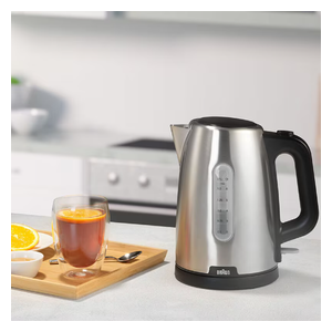  Braun WK-1500 - Kettle - 1.7L - 2200W - Silver 