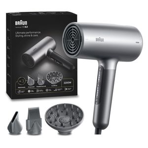 Braun BRHD435SDE - Hair Dryer - Silver
