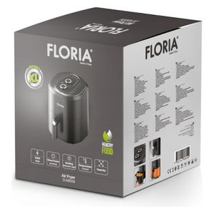  Floria ZLN8009- Electric Fryer - Black 