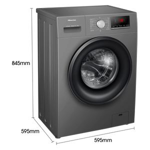  Hisense WFPV8012EMT - 8Kg - 1200RPM - Front Loading Washing Machine - Gray 