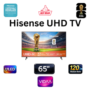  شاشة هايسنس 65-انج فئة  A62QS - سمارت - 4K - LED - إصدار 2026 - 60 هيرتز 