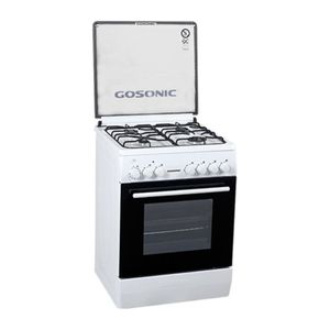  Gosonic GGO-3060 - 4 Burners - Gas Cooker - White 
