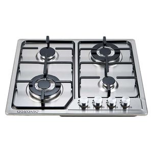  Gosonic GGC-3260 Built-In Gas Cookers- 4 Burners - Silver 