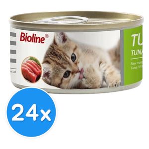  Bioline Tuna Cat Wet Food Can - 24 pieces 