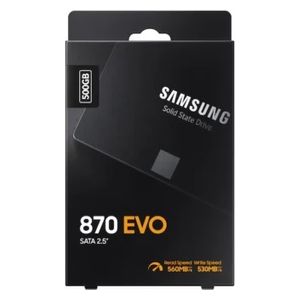  Samsung 870EVO - 500GB - Internal SSD Hard Drive - Black 