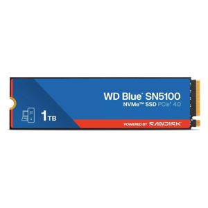  WD Blue SN5100 NVMe Hard Drive - 1TB Capacity - PCIe 4.0 Interface - 7100MB/s Read Speed ​​- nCache 4.0 Technology 