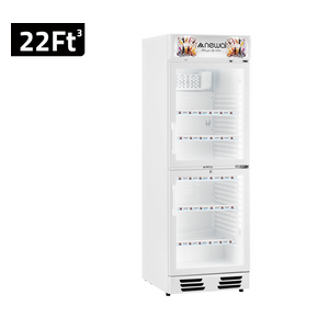 ثلاجة نوال عارضة - 22 قدم - BTL-476/01 - اوف وايت