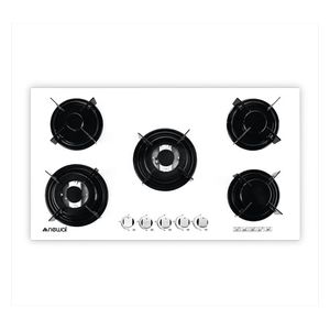  طباخ داخلي نوال - HOB-978 - ابيض - 5 مشاعل 