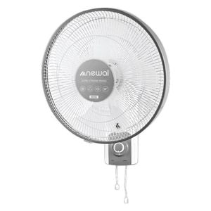  Newal FAN-327 - Wall Fan - 60W - 3Speed - 2 Pieces - Silver 