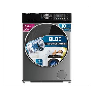  Newal WSH-9512-05 - 12Kg - 1400RPM - Front Loading Washing Machine - Silver 