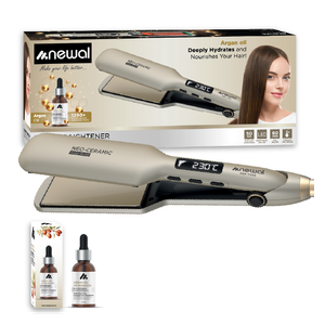  Newal HST-7245 - Hair Straightener - Cream 
