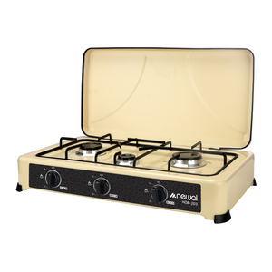 Newal HOB-203/04 - 3 Burners - Gas Cooker - Beige