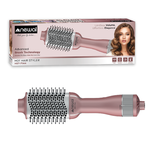  Newal HST-7144 Hair Brush - 1200W, 3 Speeds - Pink 