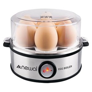  أداة سلق البيض الاوتوماتيكية نوال - EGG-3546 - سلفر 