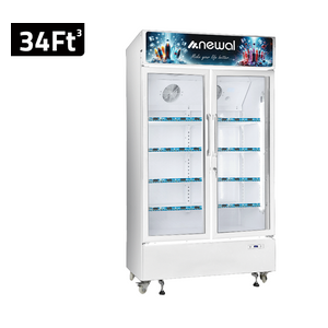 ثلاجة نوال عارضة - 34 قدم - BTL-650/01 - ابيض