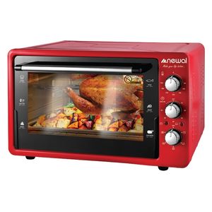  Newal MOV-1637-03 - 36L - Electric Oven - Red 