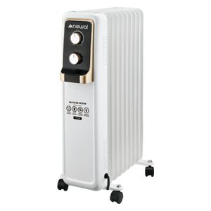  Newal Heater QHT-161 - Oil-Filled Radiator - White 