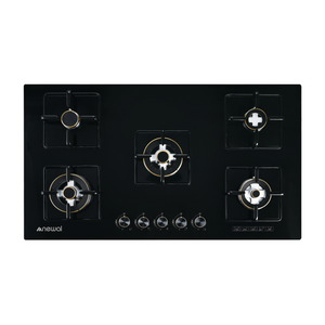 Newal HOB-987/02 - 5 Burners - Built-In Cooker - Black 
