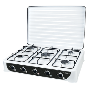  طباخ غازي  نوال - 5 مشاعل - HOB-225-01 - ابيض 