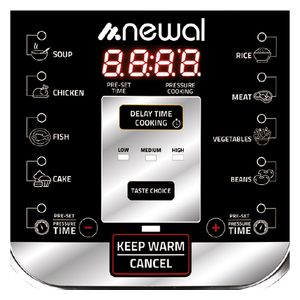  Newal EPC-1804 - Pressure Cookers  8L - Steel 