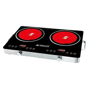  طباخ نوال كهربائي - 2 شعلة - HPL-299 - اسود 